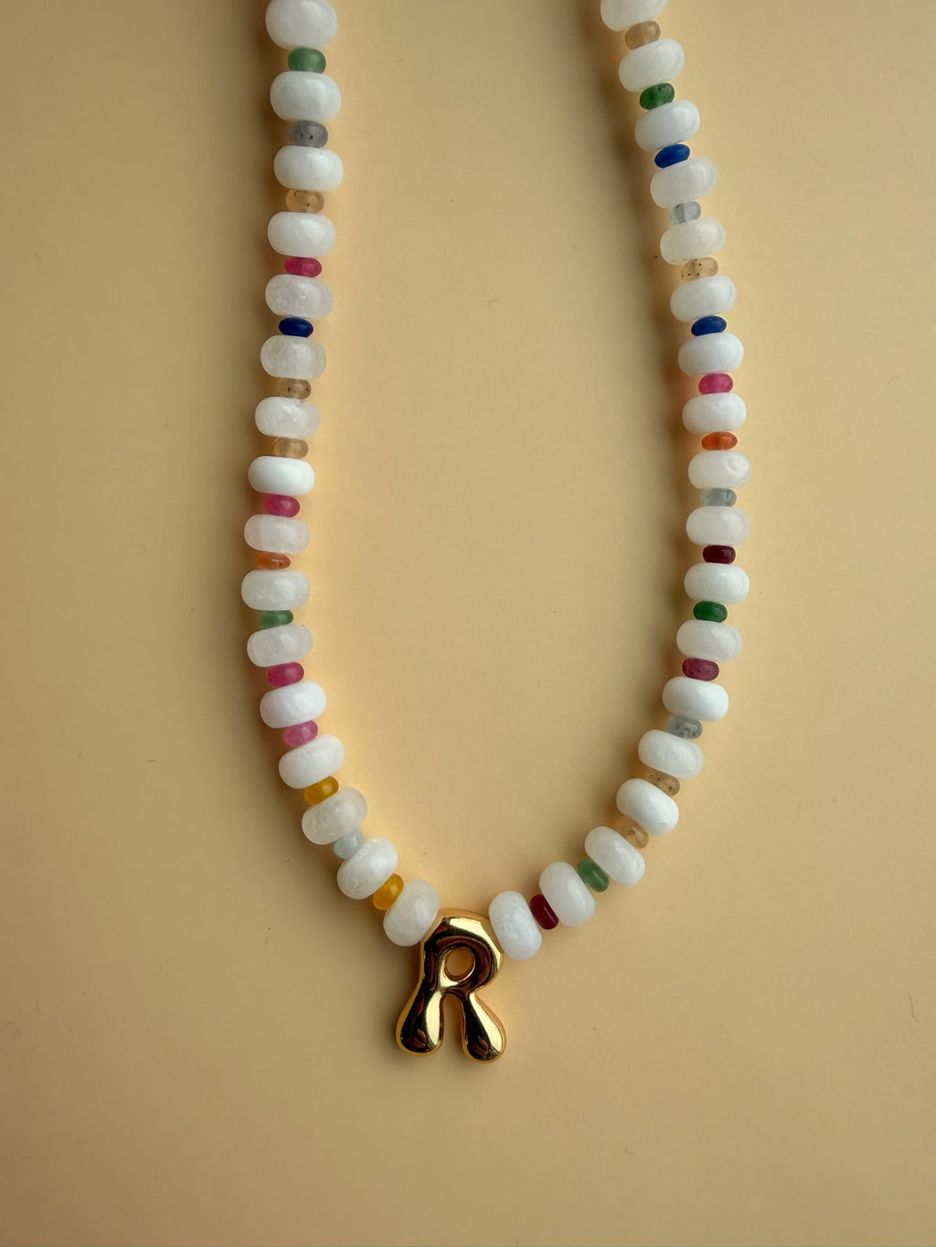 Custom Bubble Letter Rondelle