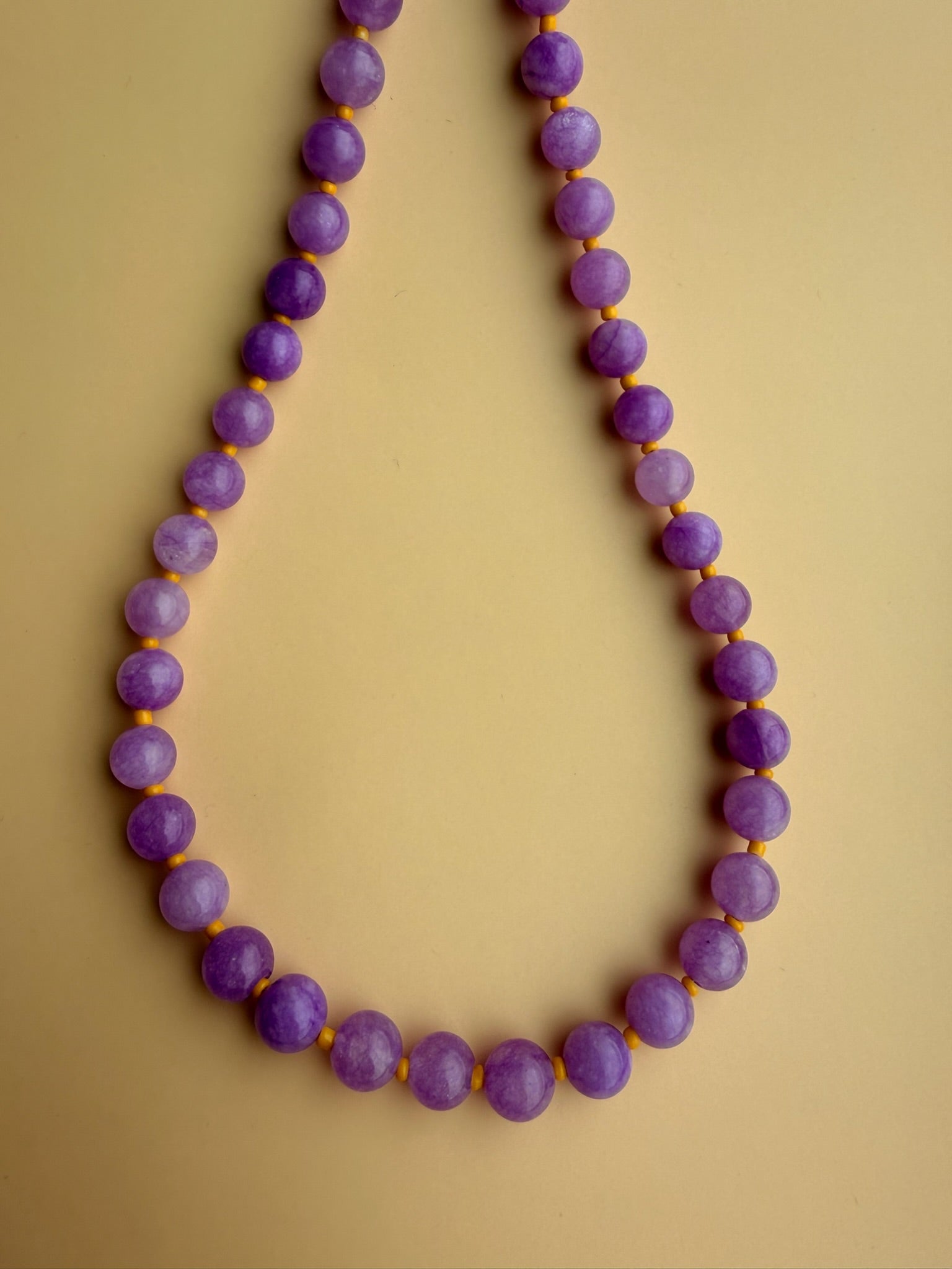 Purple and Yellow Beads