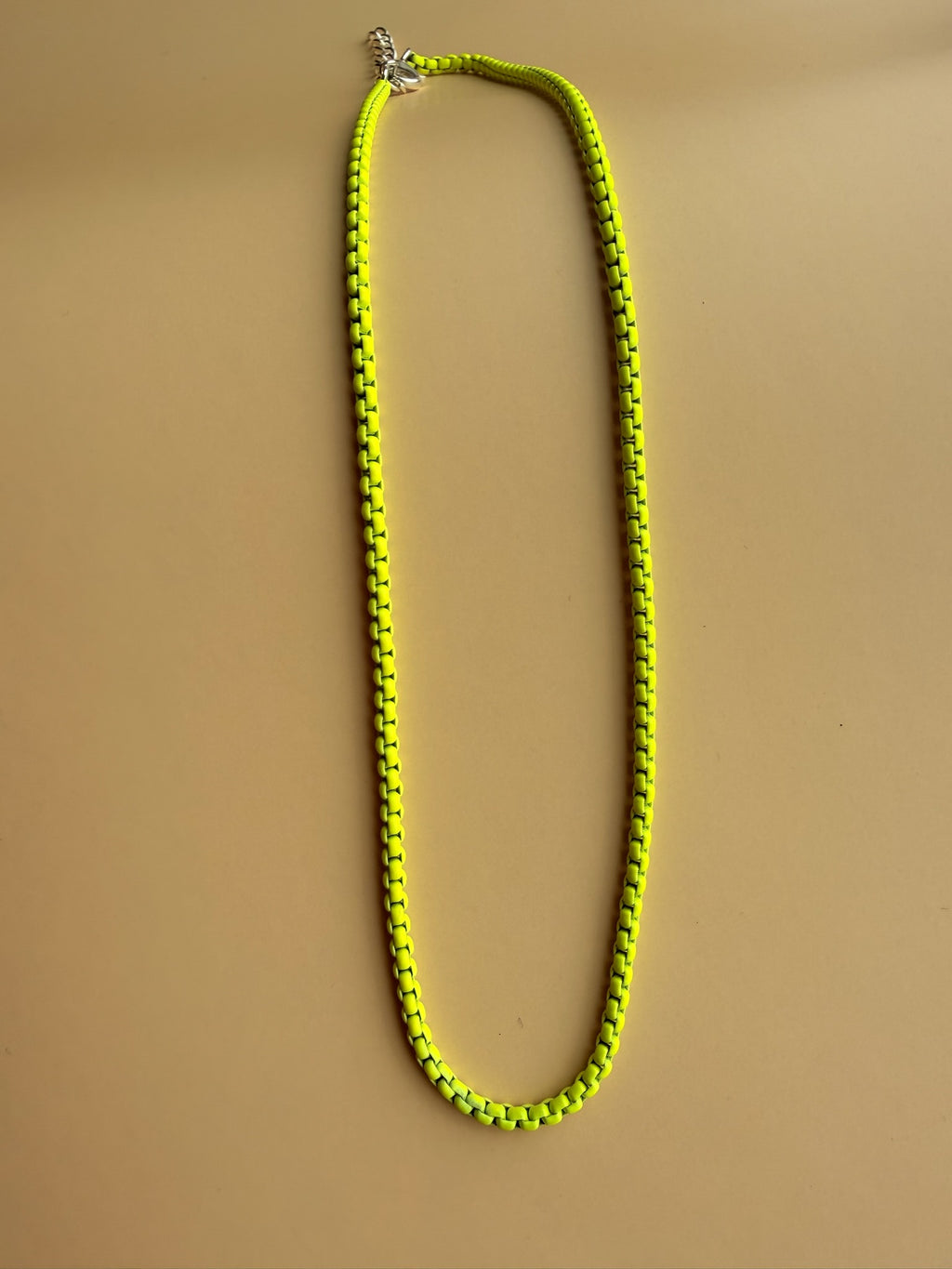 80's Enamel Rope Chain Necklace