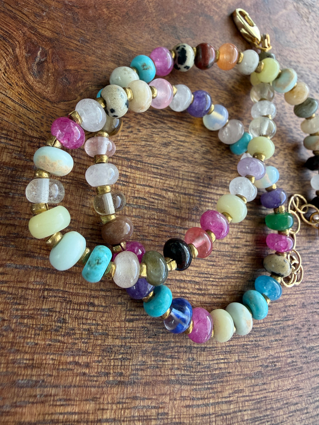 Wildflower Gem Rondelle