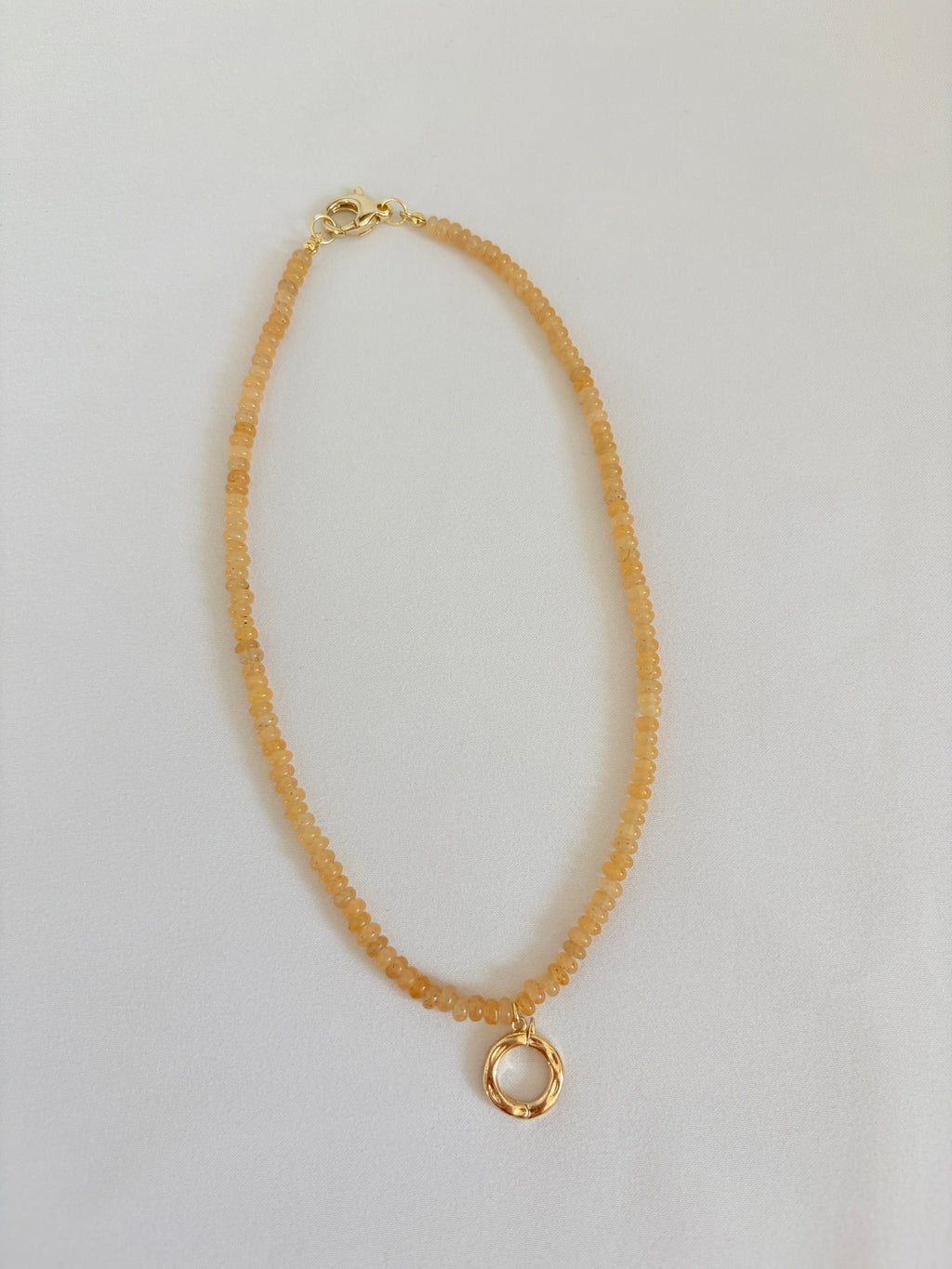 Mini Rondelle w/ Charm Connector