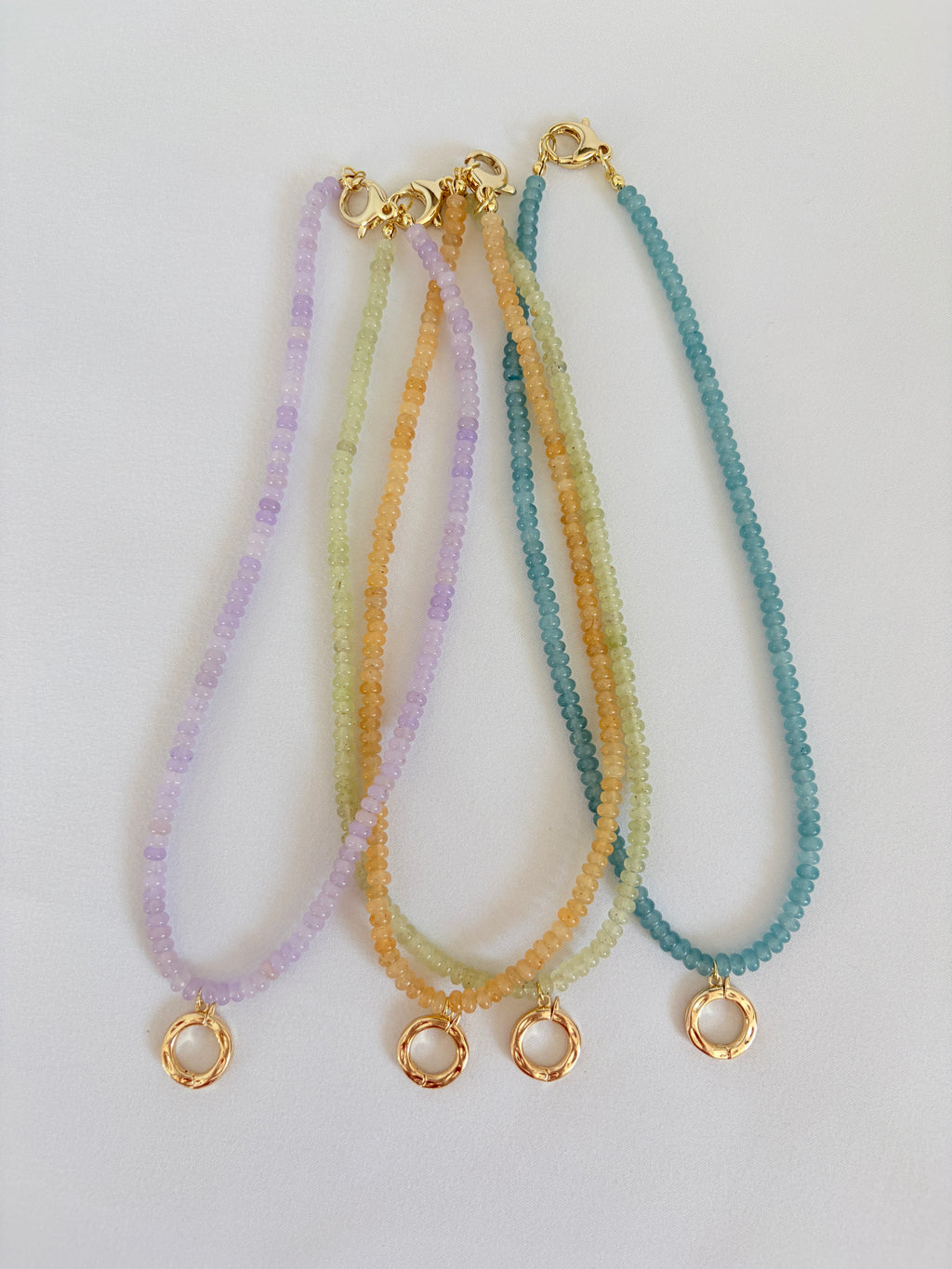 Mini Rondelle w/ Charm Connector